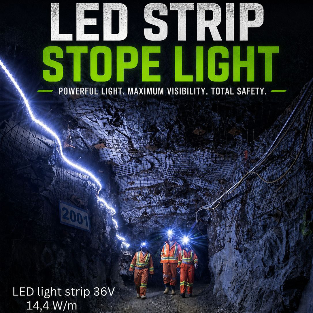 Kogucik International have these FLED Light strip 36V lights, ideal for Mining